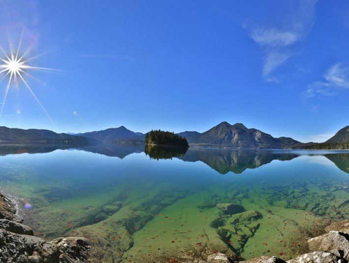 Walchensee Südufer, © Gemeinde Jachenau Walchensee Südufer, © Gemeinde Jachenau