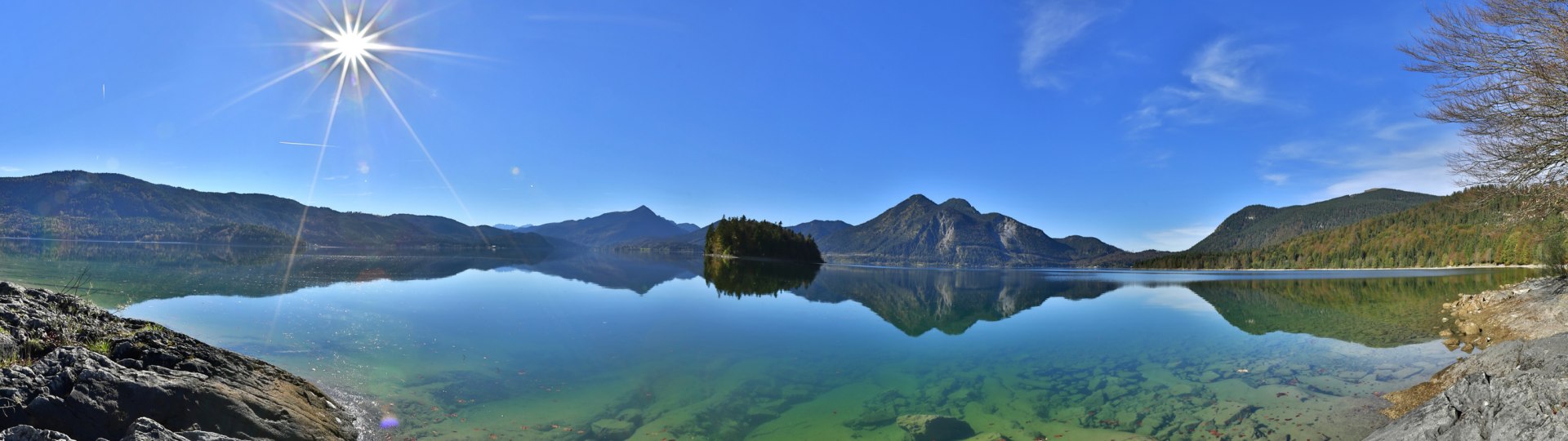 Walchensee Südufer, © Gemeinde Jachenau Walchensee Südufer, © Gemeinde Jachenau