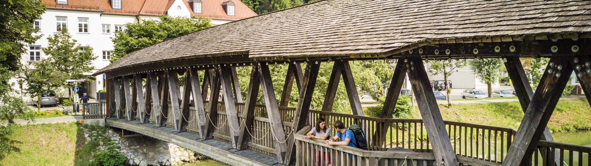Loisachbrücke Wolfratshausen, © Stadt Wolfratshausen, Foto: Adrian Greiter Loisachbrücke Wolfratshausen, © Stadt Wolfratshausen, Foto: Adrian Greiter
