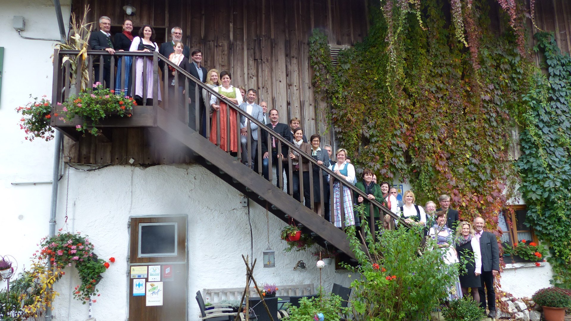 F&ouml;rderbescheid&uuml;bergabe Urlaub auf dem Bauernhof, &copy; @ LAG Bad T&ouml;lz-Wolfratshausen